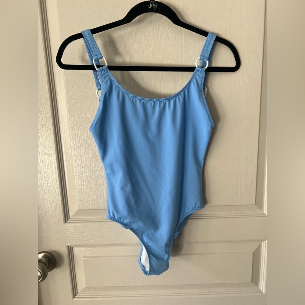 STAUD Sky Blue One Piece Swimsuit S NWOT - Picture 2 of 6